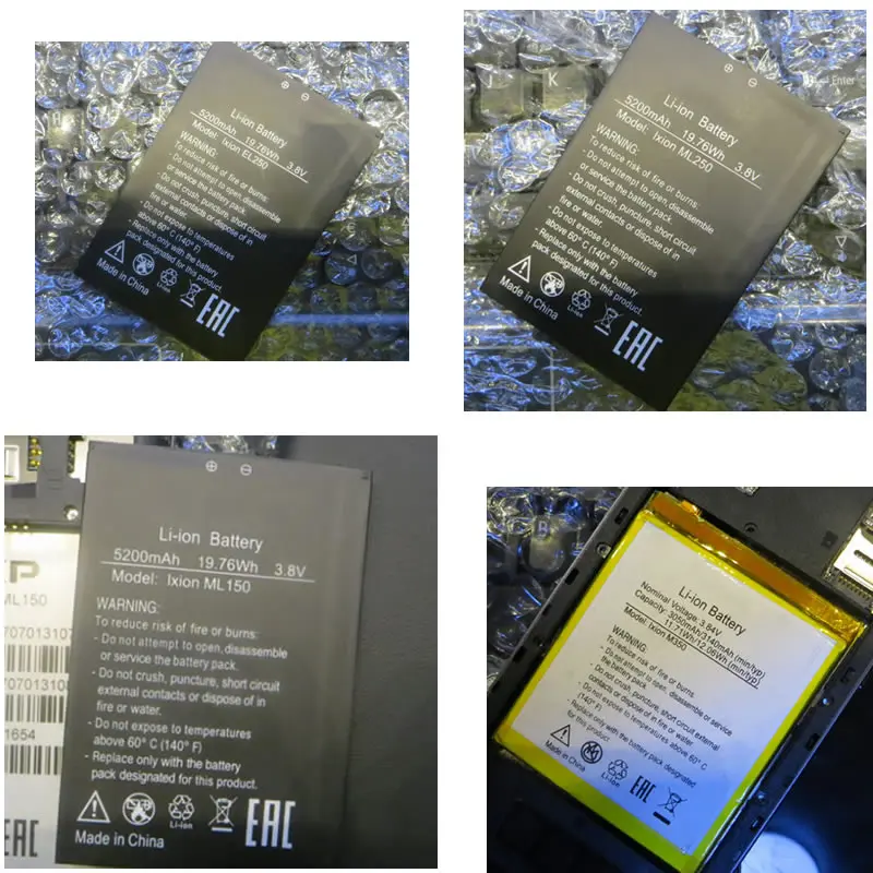 

Ixion ML250 ML150 battery for DEXP IXION EL250 AMPER E Mobile Phone Batteries Tracking Code