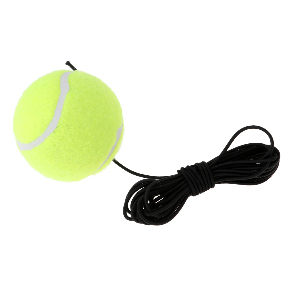 Sunnimix Single Tennis Training Aid Ball & Elastic String Replacement for Indoor/Outdoor Practice