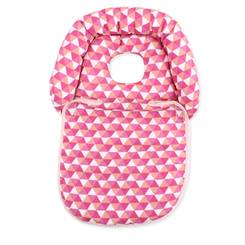 Детская стереотипная подушка, складная подушка для детской тележки и рокеров, подушка для шеи, защитная подушка, скидка 30 - Цвет: Pink