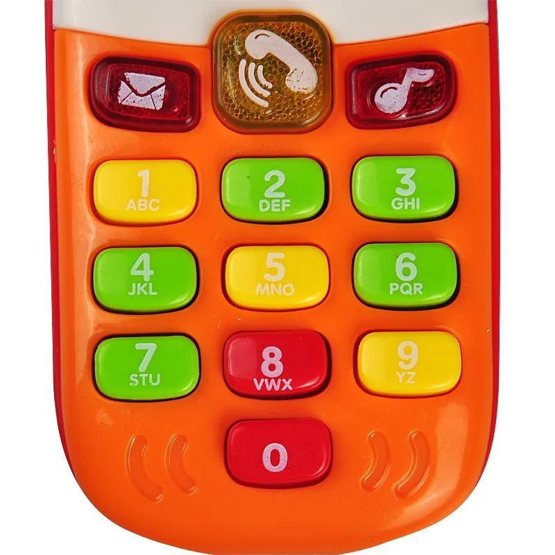 Электронный игрушечный телефон для детей мобильный elephone развивающие Обучающие игрушки музыкальная машина игрушка для детей(цвет случайно