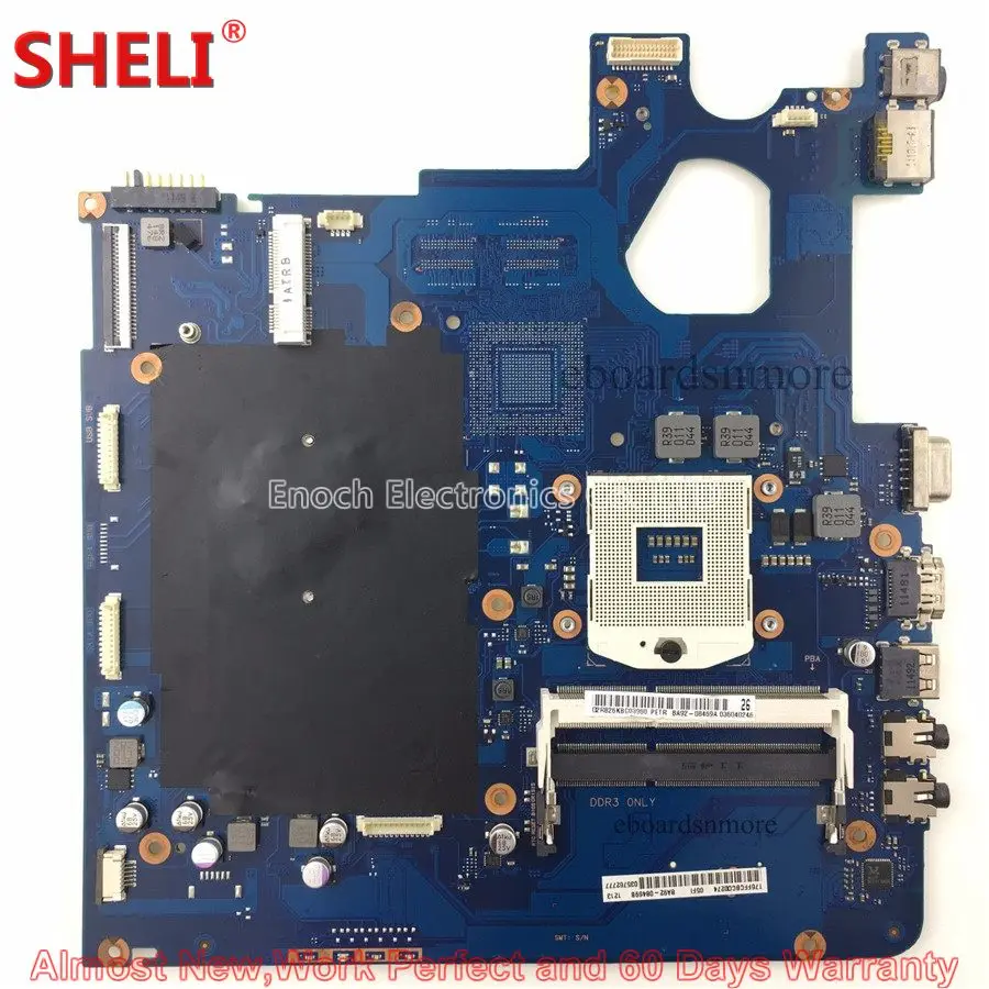 

SHELI For Samsung NP300V5A 300V5A Series Laptop motherboard BA92-08469A BA92-08469B BA41-01763A HM65 Work Perfect BA41-01664A