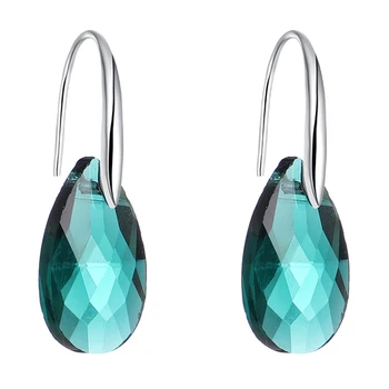 

New Fashion Colourful Zircon Water Earrings Unique Simple Earrings Female Jewelry Accessories Banquet Gifts Drop Shipping