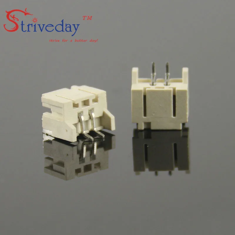 100 шт./лот светодиодная SMD Клеммная колодка 2p высокотемпературная пламя PH2.0