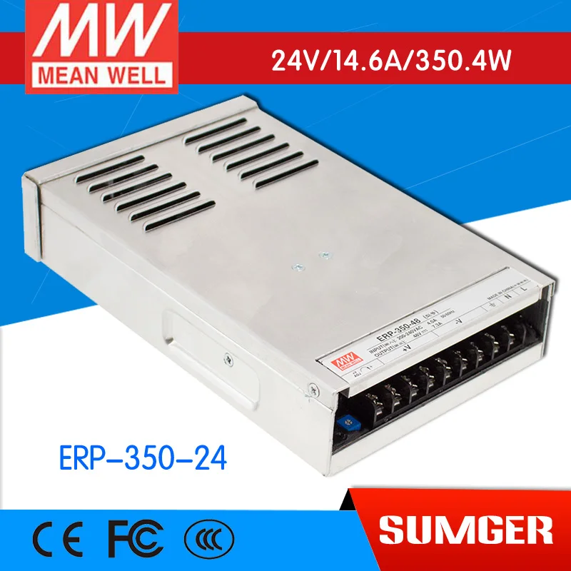 

Sumger [freeshipping02] MEAN WELL ERP-350-24 24V 14.6A meanwell ERP-350 350.4W Single Output Switching Power Supply