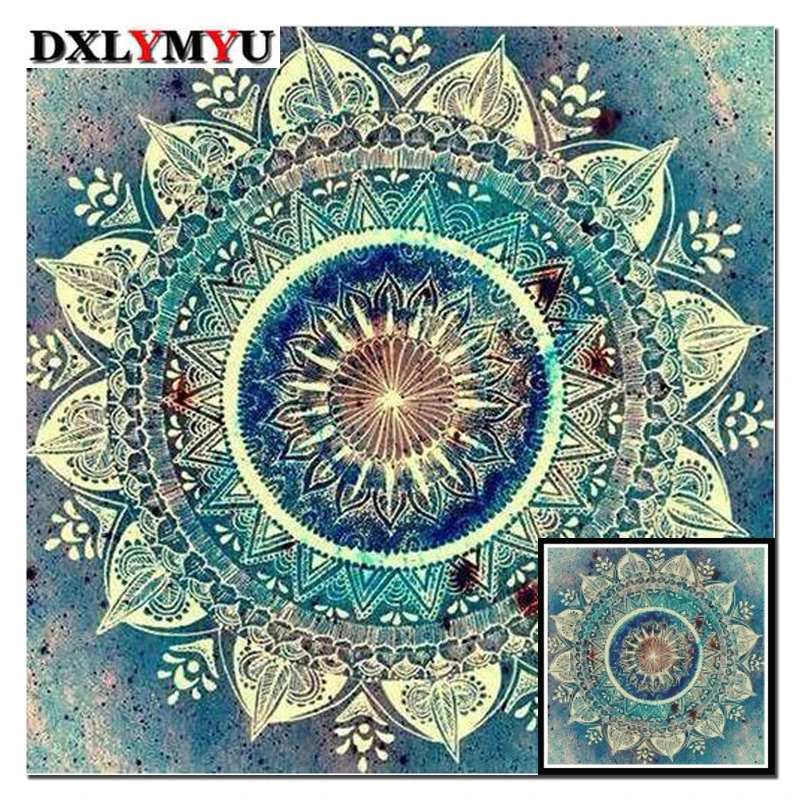 

5D Diy Diamond Painting Cross Stitch Kits Mandala Picture Home Decor Full Rhinestones Mosaic Inlay Diamond Embroidery