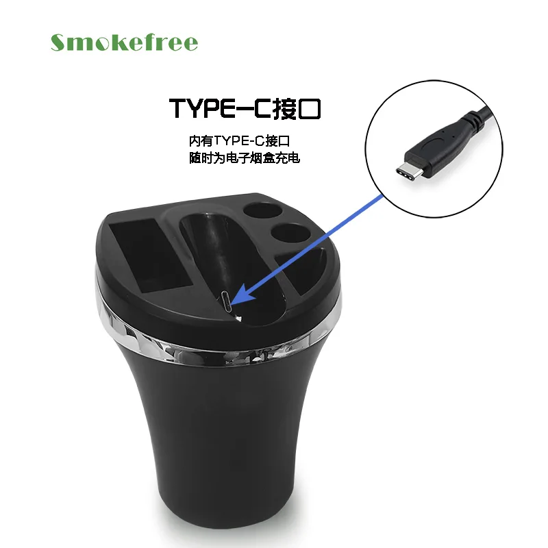 Автомобильное зарядное устройство черного цвета для IQOS 3 с портом Type C 0