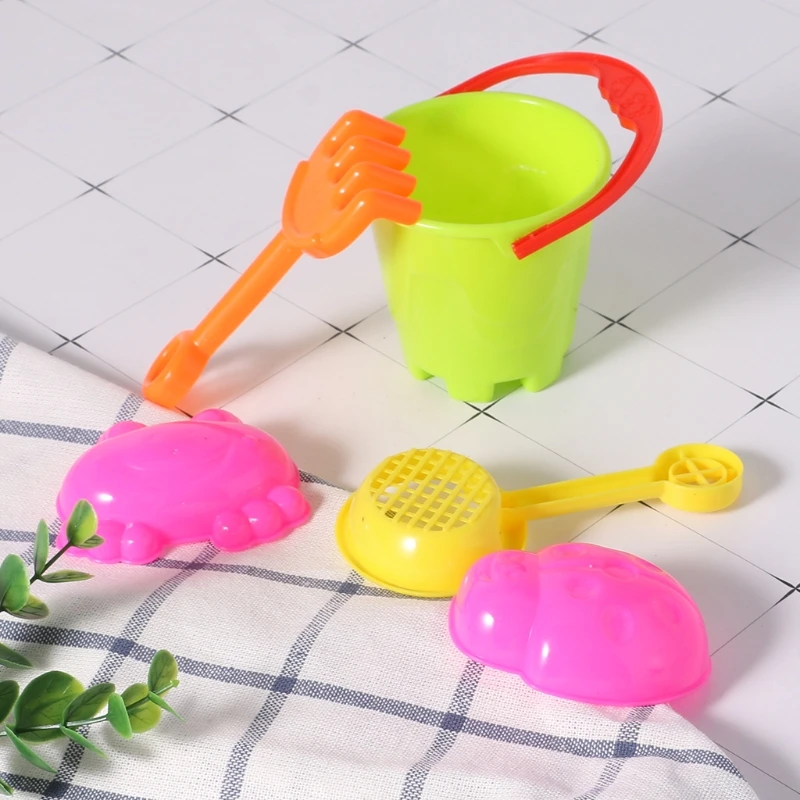 

Drop ShiP Tiny Beach Sand Tools Toys Bucket Set For Toddler Kids Children Outdoor Toys New