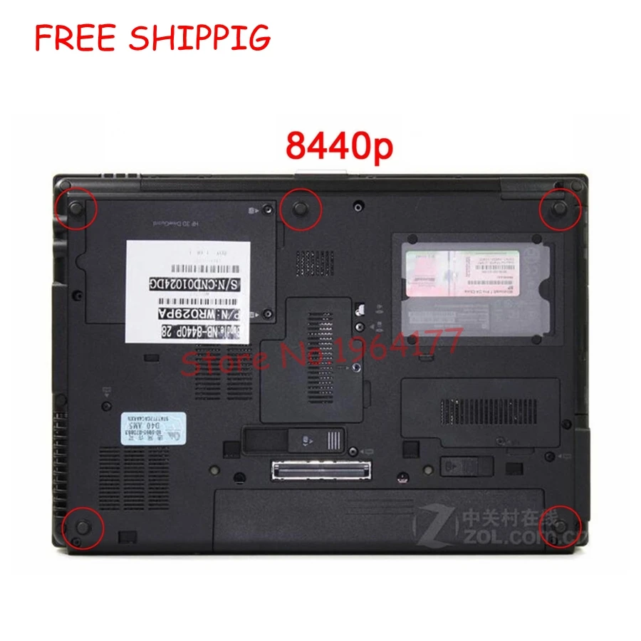 Новинка, 5 шт., резиновые ножки для ноутбука hp для Elitebook 6930p ...