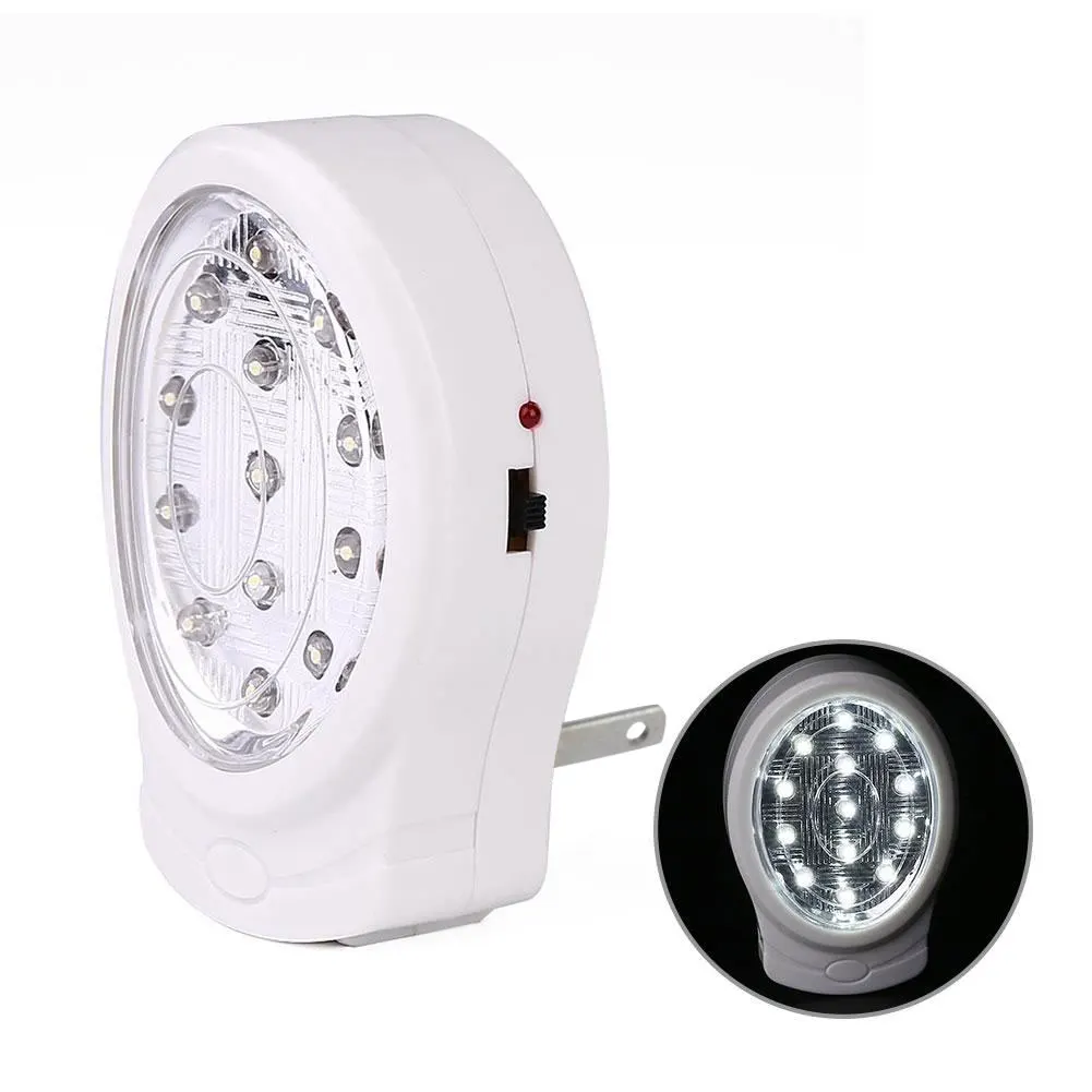 Ночное аварийное освещение лампы автоматического отключения питания US Plug AC 110-240 V
