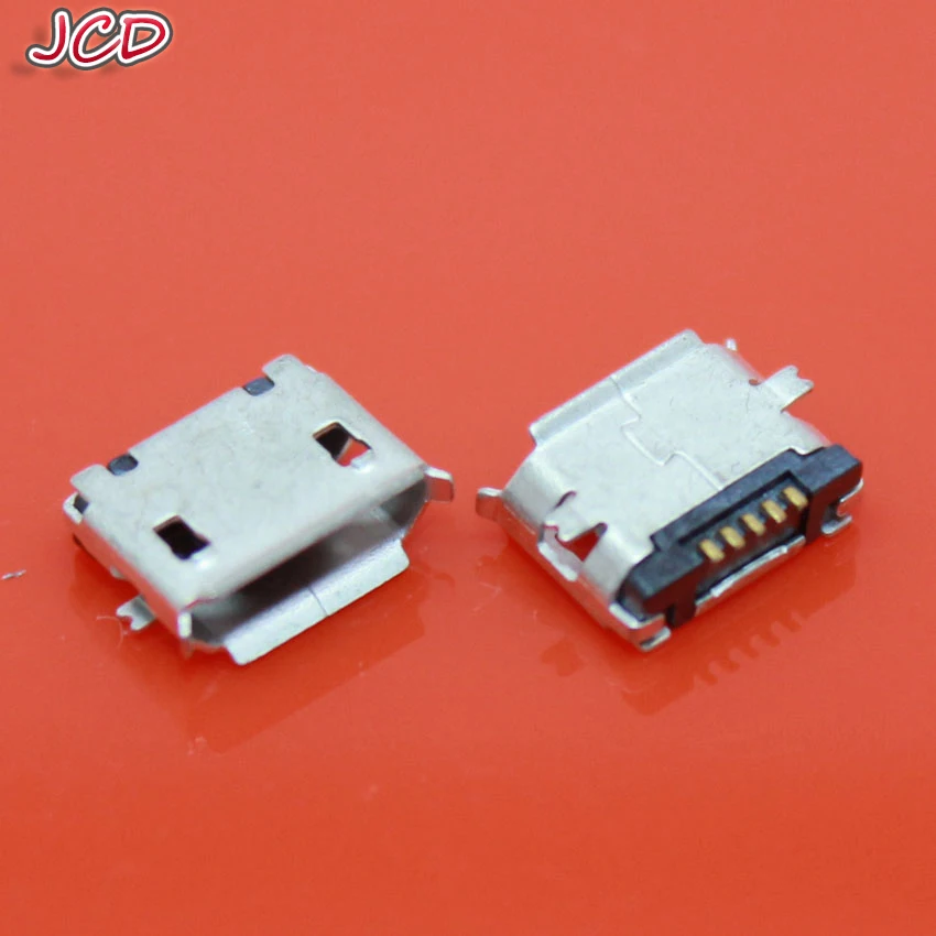 

JCD Micro USB Type B Female 5Pin SMT Socket Jack Connectors Port PCB Board 5 Pin Type B Micro USB Connectors Female Flat Port