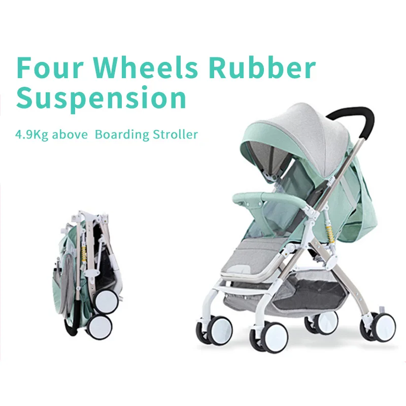 5.9kg super light aluminium alloy frame folding baby stroller umbrella car many colors in stock free ship send leg cover | Мать и ребенок