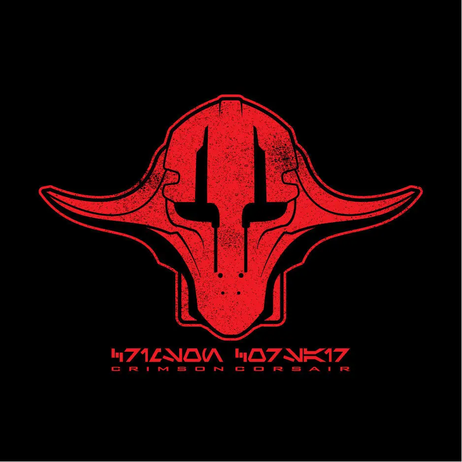 

star wars SIDON ITHANO crimson corsair bloody buccaneer t-shirt last jedi Free shipping
