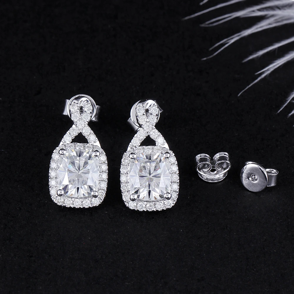 halo moissanite earrings (6)