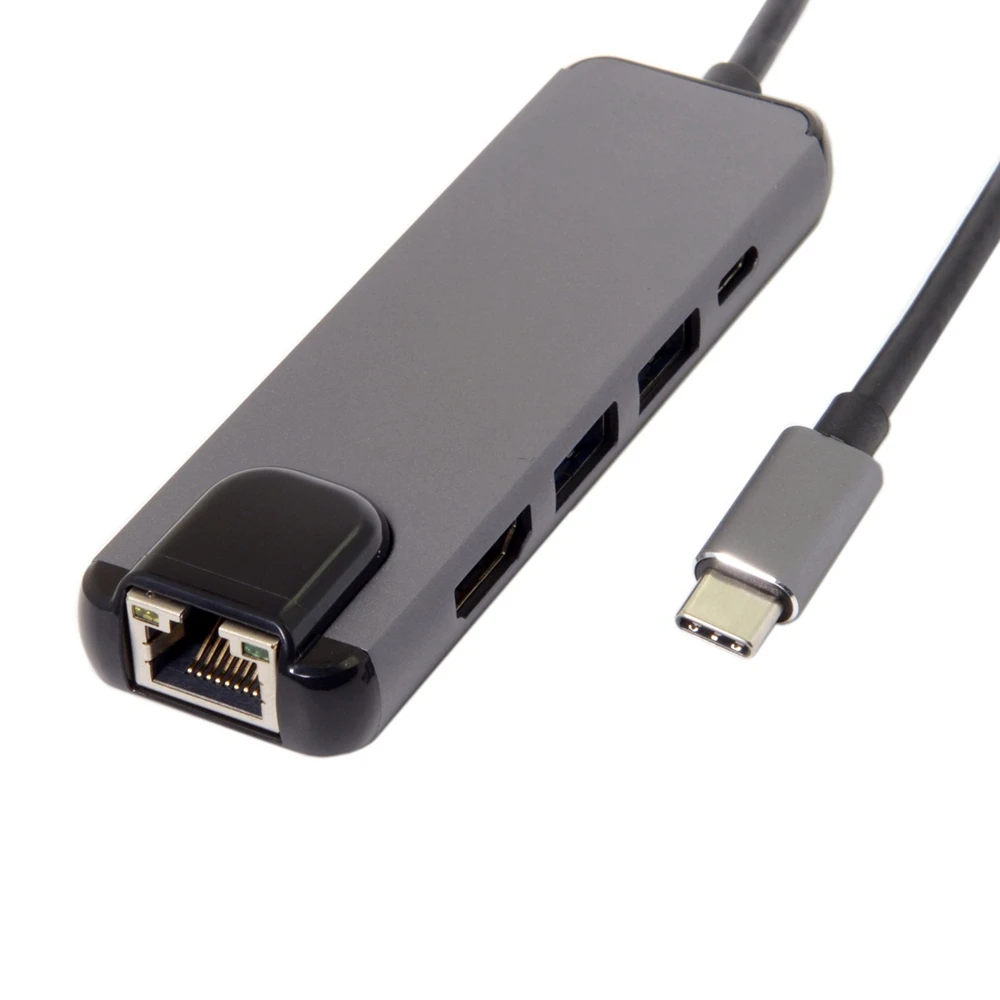 MLLSE 8 в 1 USB-C мульти-Порты и разъёмы адаптер Тип-C концентратор USB3.0+ HDMI+ VGA зарядки Порты и разъёмы VC0191