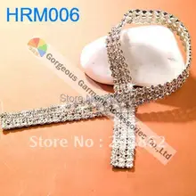 10 метров 3 Ряд Кристалл rhinestone сетчатой отделкой DIY Browband Костюм Аппликация Свадебные аксессуары SS19 кристалл торт лента окантовкой