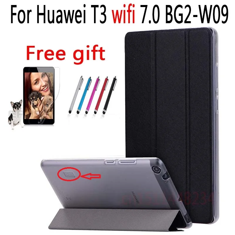 

Screen protection+pen+ Case For Huawei T3 7 WiFi Version Tablet Case Protect shell Cover For Huawei MediaPad T3 7.0 BG2-W09 case