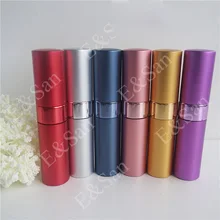 15 мл мини портативный может поворачиваться алюминий многоразового флакон для духов с распылителем пустая парфюмерная косметичка для путешественника