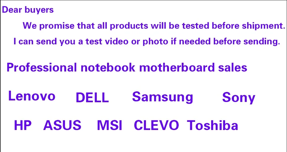 Description Picture 2 of itemNM-B242 Motherboard.For Iconic Brand 320-15IKB ISK 330-15IKB 520-15IKB Laptop Motherboard.CPU i3 i5 i7.4G RAM amd GPU.100% Test OK