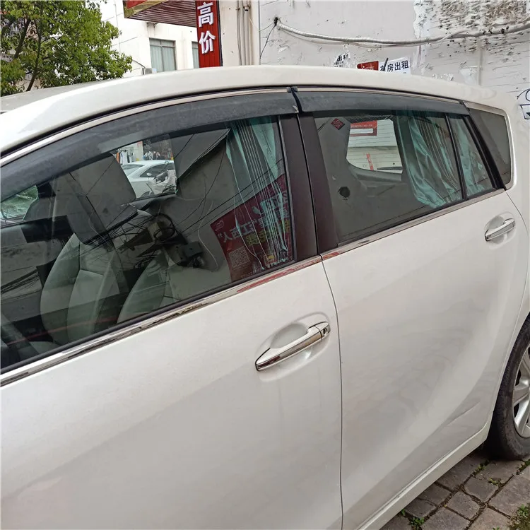 Для Fit 2011- Toyota EZ дверь хэтчбека козырек окно козырек пластиковые вентиляционные шторы Защита от солнца и дождя 4 шт./компл