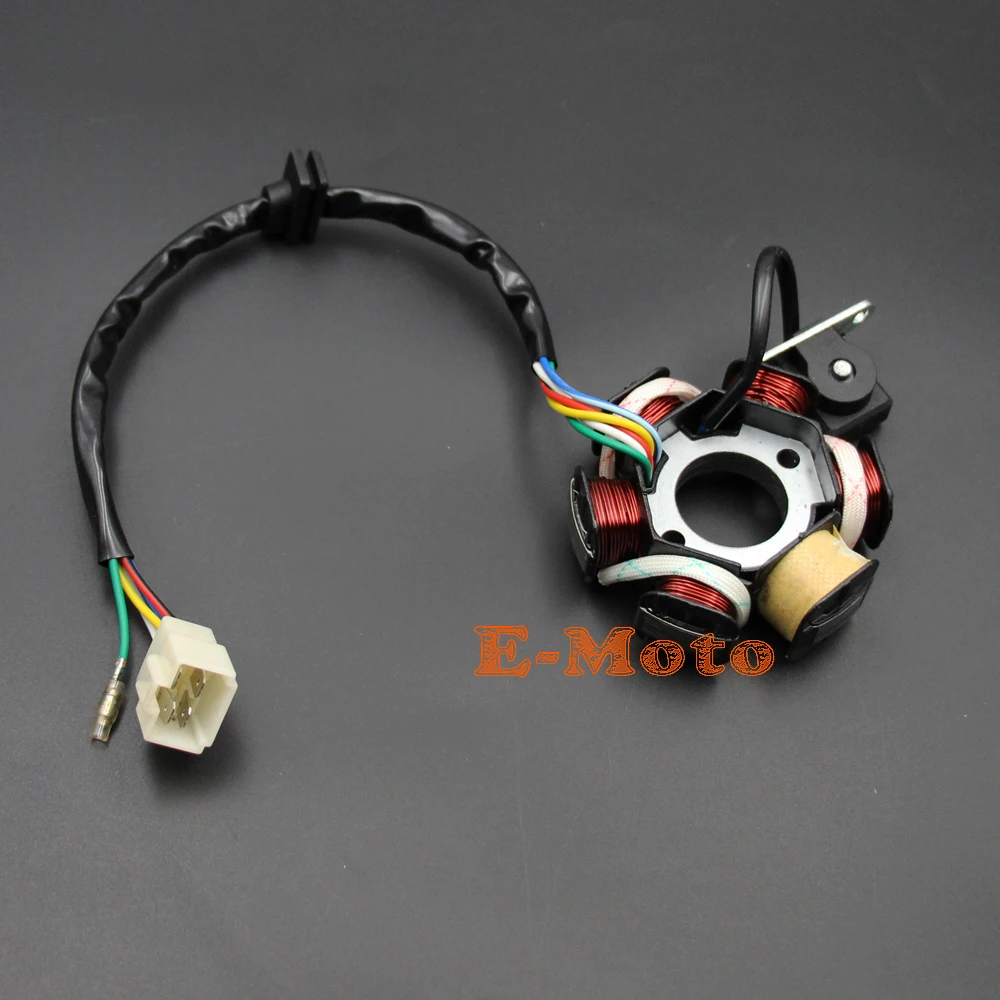 

Magneto Stator 50 70 90 110 125cc Engine For Honda ATV Go Kart Buggy Part Birt Bike New E-Moto