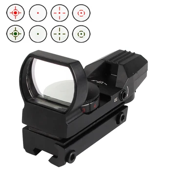 

1X22X33 11mm 20mm 22mm Reflex Red Green Dot Sight 4 Reticle Scope for Tactical Hunting Airsoft Optical Rifle Scope 5-0009