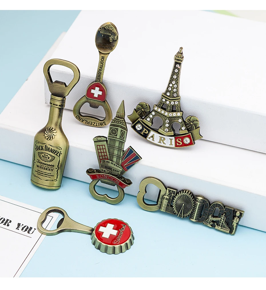 3D Bottle Opener Fridge Magnets 02