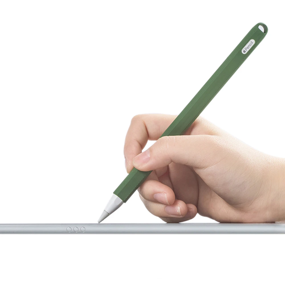 Мягкий силиконовый чехол для Apple Pencil 2 для iPad Pro, чехол-карандаш для планшета, стилус для сенсорного экрана, защитная крышка, чехол