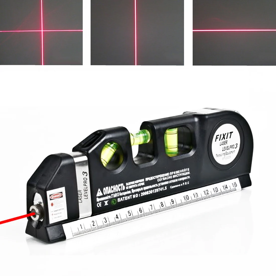 

Lasers Level Levelling 2 Lines Laser Profissional Horizon Vertical 5.5m Ruler Multipurpose Measure Level