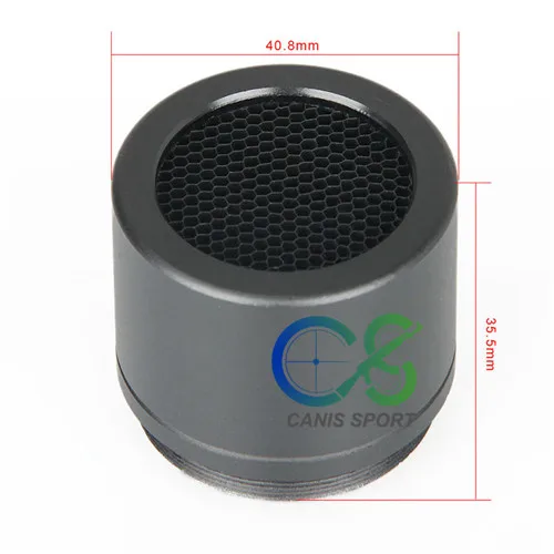 Hunting airsoft accessories Tactical BK Color Metal Mesh Scope Protector For DR 1X-4X Scope gs33-0197 rifle scope protector
