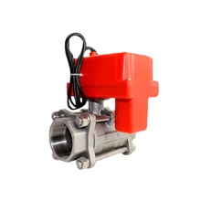 DN50 высокотемпературный Электрический SS316 шаровой клапан Миниатюрный прямой электрический клапан керамический сердечник с позицией отзывы