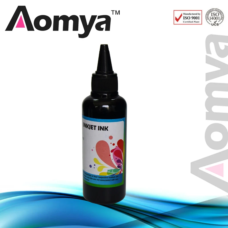 Aomya 100ml Black Universal Dye Ink Compatible For Brother For HP For CANON For Epson For All Inkjet Printer Bulk Ink