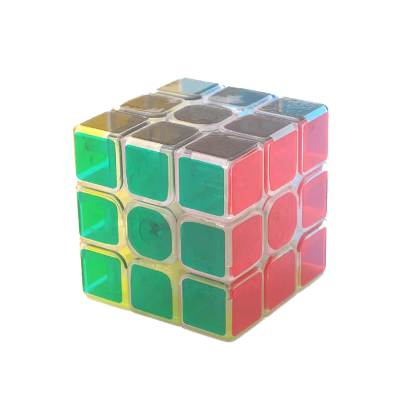 Прозрачный 3x3x3 Мэджико Cubo образовательные обучающие игрушки для детей Скорость Мэджико Cubo игрушка 3x3x3 прозрачный Magic Cube игрушки