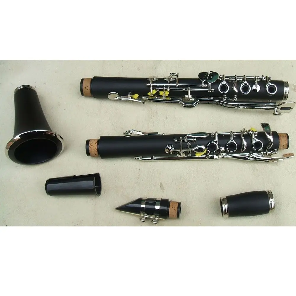 

clarinet kit G key bakelite body nickel plated key case/grease/mouthpiece etc