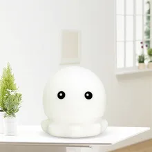 Touch Sensor Colorful LED Octopus Night Light Silicone Animal Atmosphere Light Bedroom Bedside Lamp for Children Kids Baby Gift Touch Sensor Colorful LED Octopus Night Light Silicone Animal Atmosphere Light Bedroom Bedside Lamp for Children Kids Baby Gift