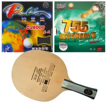Pro Настольный теннис PingPong Combo ракетка Глобус 583 с 729 Mystery III 755 и Palio CJ8000 36-38degree shakehand FL
