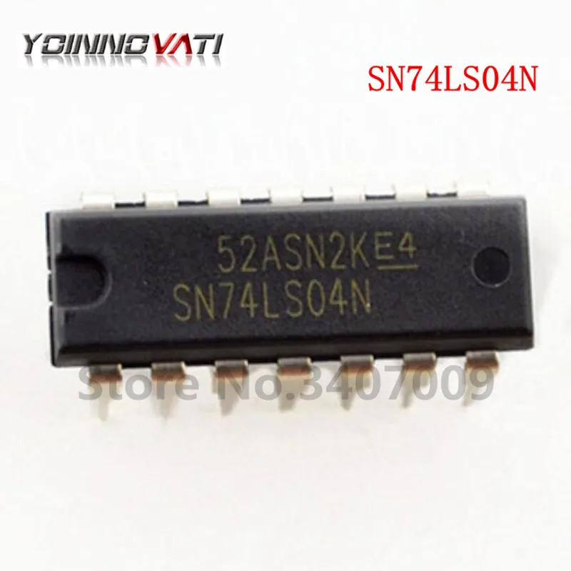 10 шт./лот SN74LS04N DIP14 SN74LS04 DIP 74LS04N 74LS04 DIP-14 лет новый IC | Обустройство дома