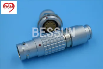 

LEMO FGG.2B.308.CLAD , EGG.2B.308.compatible lemo 8 pins metal circular push pull electrical connector 2B series plug socket