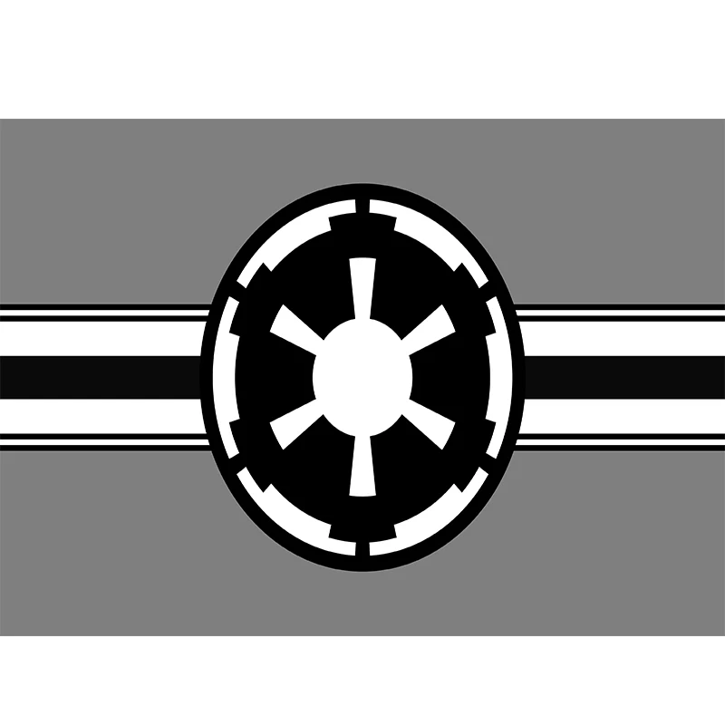 Yehoy подвесной 90*150 см войны Серый Первый Галактический имперский флаг для украшения
