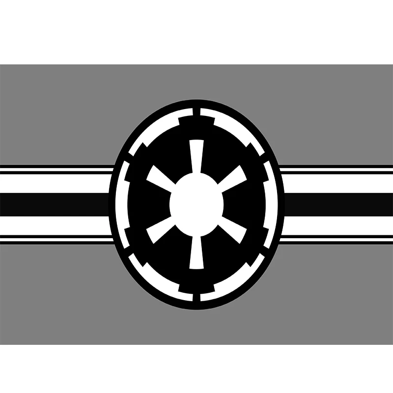 

Yehoy hanging 90*150cm Star wars gray First Galactic Empire Flag For Decoration
