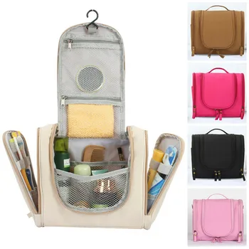 

New Portable Cosmetic Toiletry Bag Makeup Pouch Hanging Organizer Bag Waterproof Travel Bags