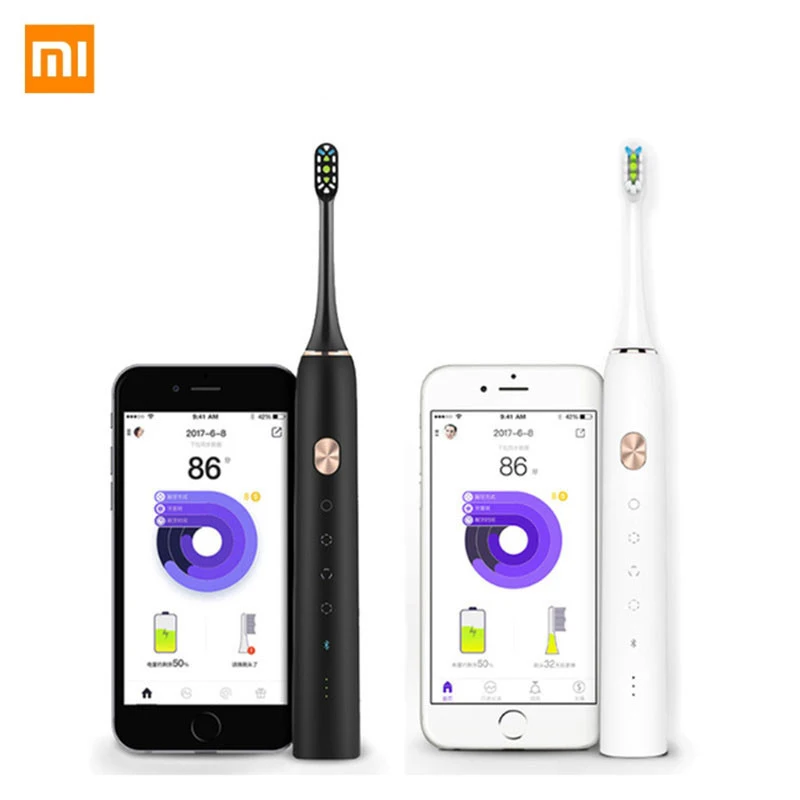 

Xiaomi Mijia Toothbrush Soocare X3 Soocas Upgraded Electric Sonic Smart Clean Bluetooth Waterproof Wireless Charge Mi Home APP