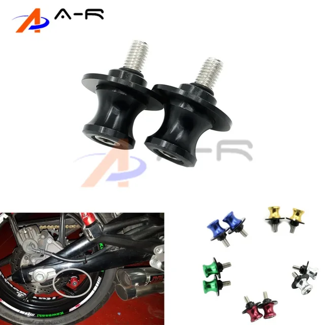 1 Pair 8mm Swingarm Spools Slider Stands Bobbins Swing Arm for Honda