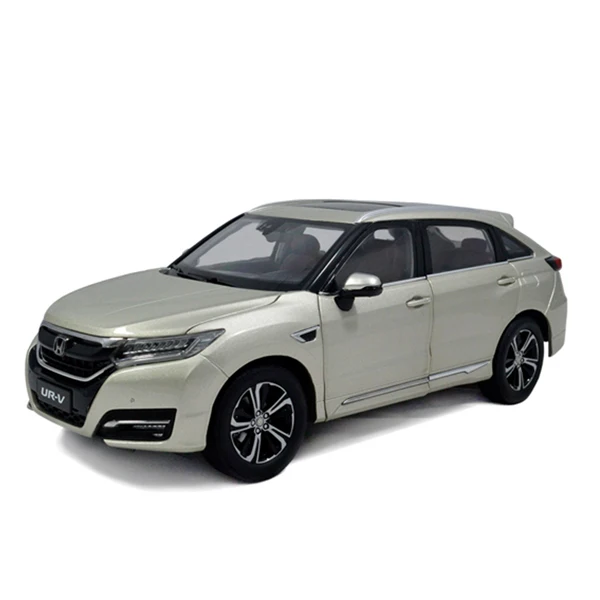 Модель Paudi 1/18 1:18 Масштаб Honda UR-V URV SUV Золотой литой модельный автомобиль игрушка, модель автомобиля двери открытые - Цвет: Gold