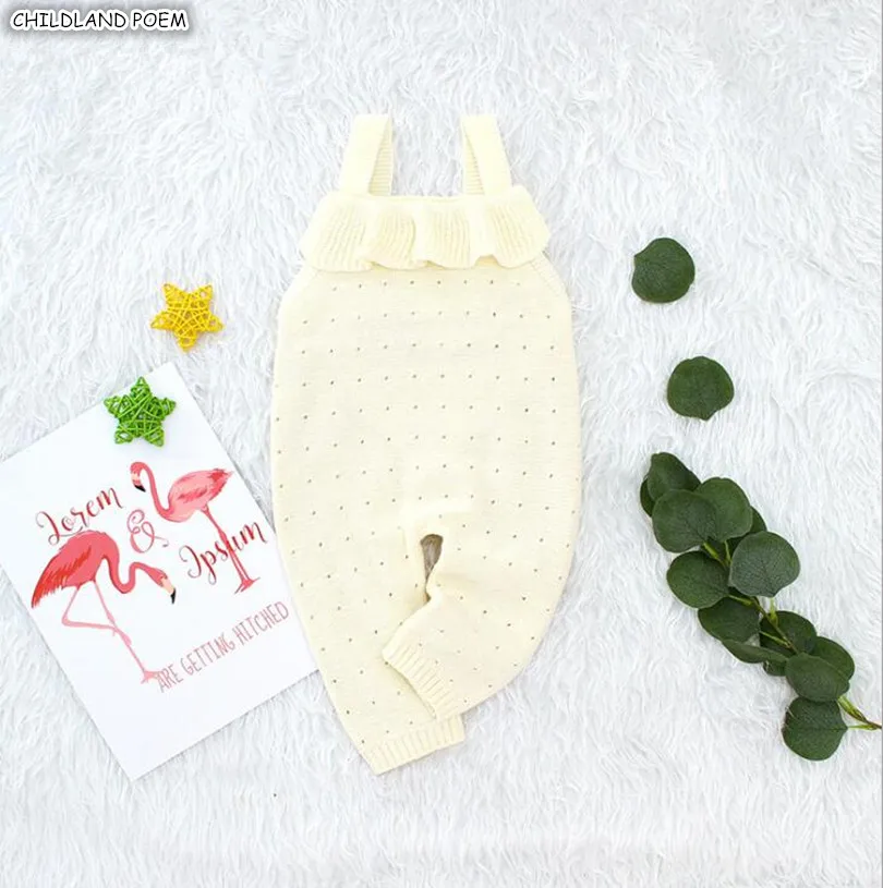 

Newborn Baby Romper Knitted Baby Clothes 100% Cotton Infant Baby Girl Boy Rompers Ruffle Toddler Overalls Baby Jumpsuit Clothes