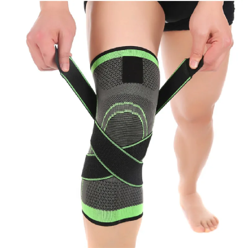 

3D Weaving Knee Brace Breathable Sleeve Support for Running Jogging Sports 1pcs Safety & Survival