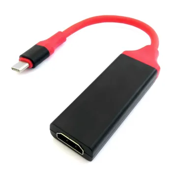 

New USB 3.1 Type C to Female HDMI HDTV Cable Adapter 1080P 4K 2K 30Hz HD Converter for Samsung Galaxy S8 S8+ Macbook