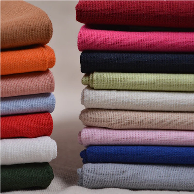 1.3m*1m,Washing cotton and linen fabric Pure color clothes hemp crepe