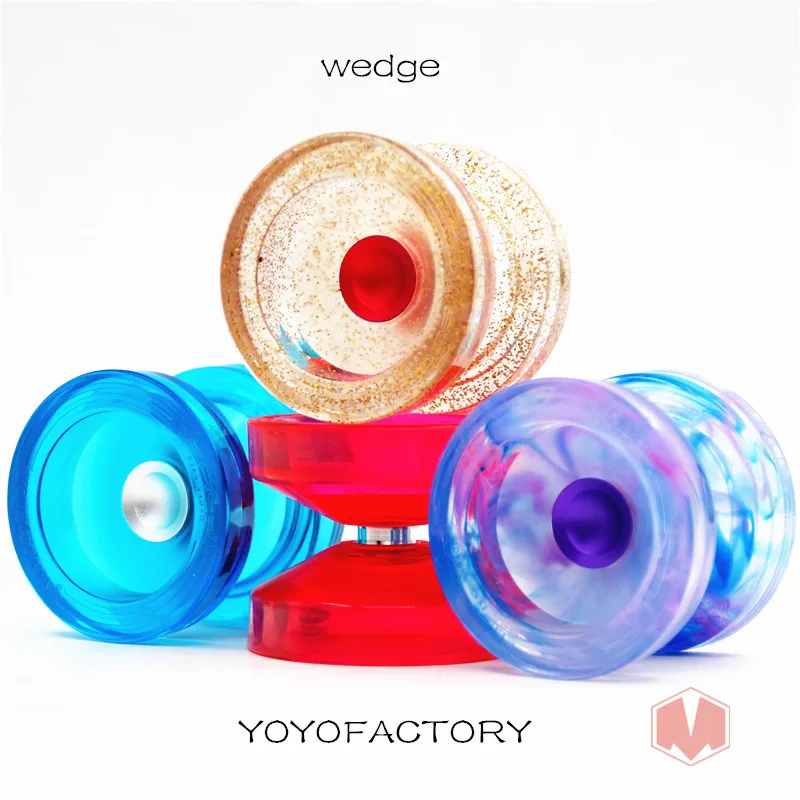 2018 New arrive YYF PC version WEDGE YOYO Rubber yoyo Professional 1A