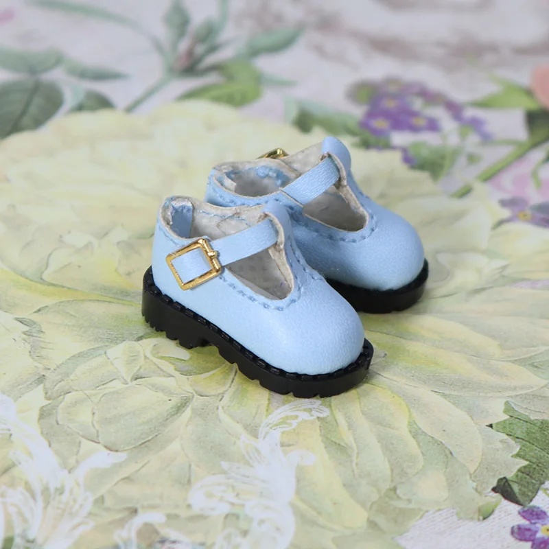 Shoes for 1/6 Blyth doll cute leather shoes 3.3cm in six colors suitable for JOINT body Free shipping