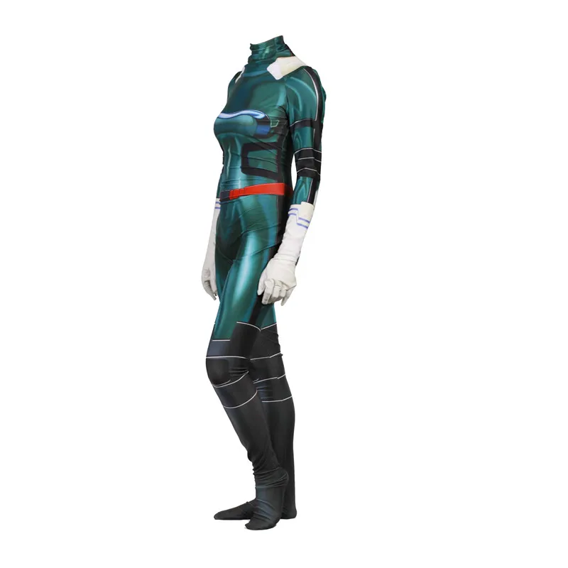 Аниме Мой герой Academy Косплей Midoriya Izuko Deku костюмы парик мужчины женщины zentai боди костюм костюмы на Хэллоуин для детей и взрослых